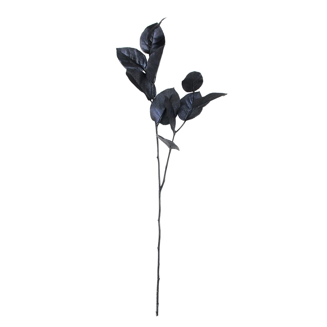 Allstate Salal Leaf Artificial Floral Spray - 28" - Metallic Black